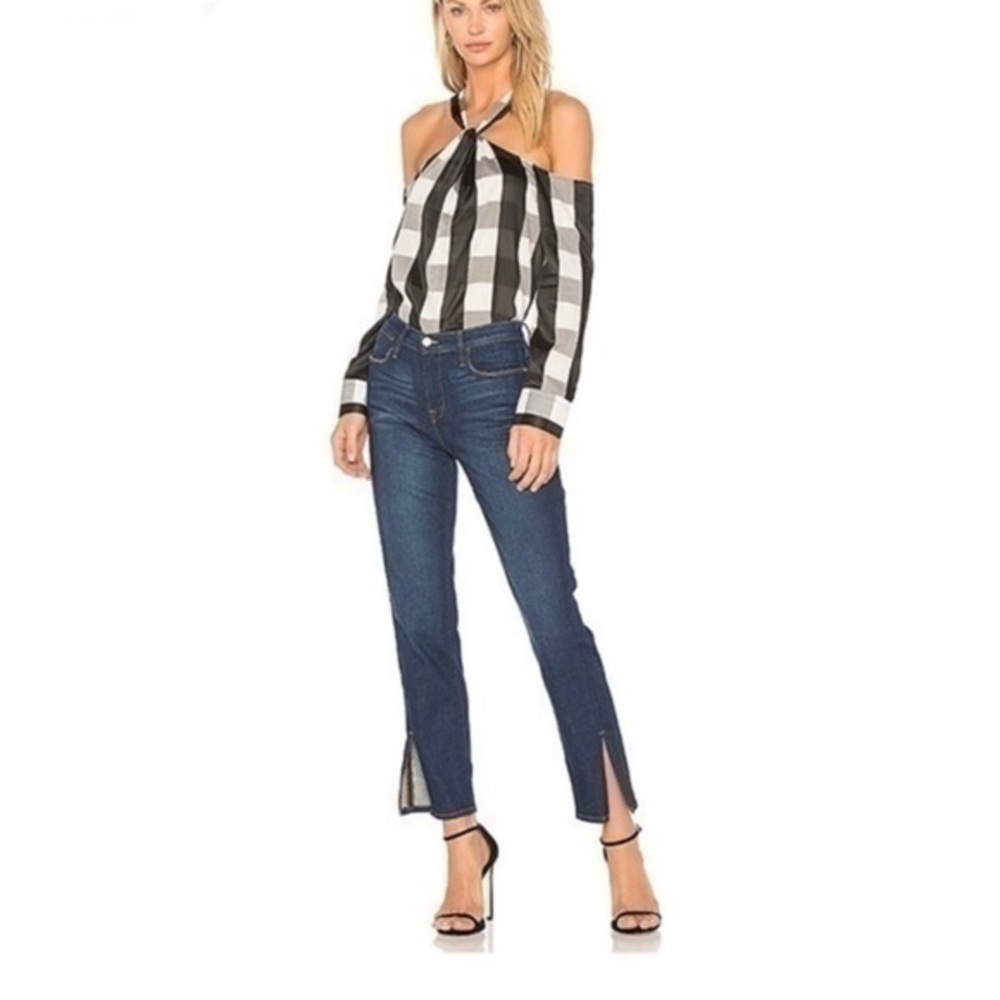 Frame Le High Straight Helms High
Waist Jeans Sz 28